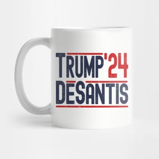 Vintage Donald Trump Ron DeSantis 2024 Mug